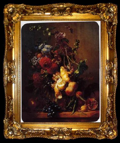 framed  unknow artist Floral, beautiful classical still life of flowers.102, ta009-2